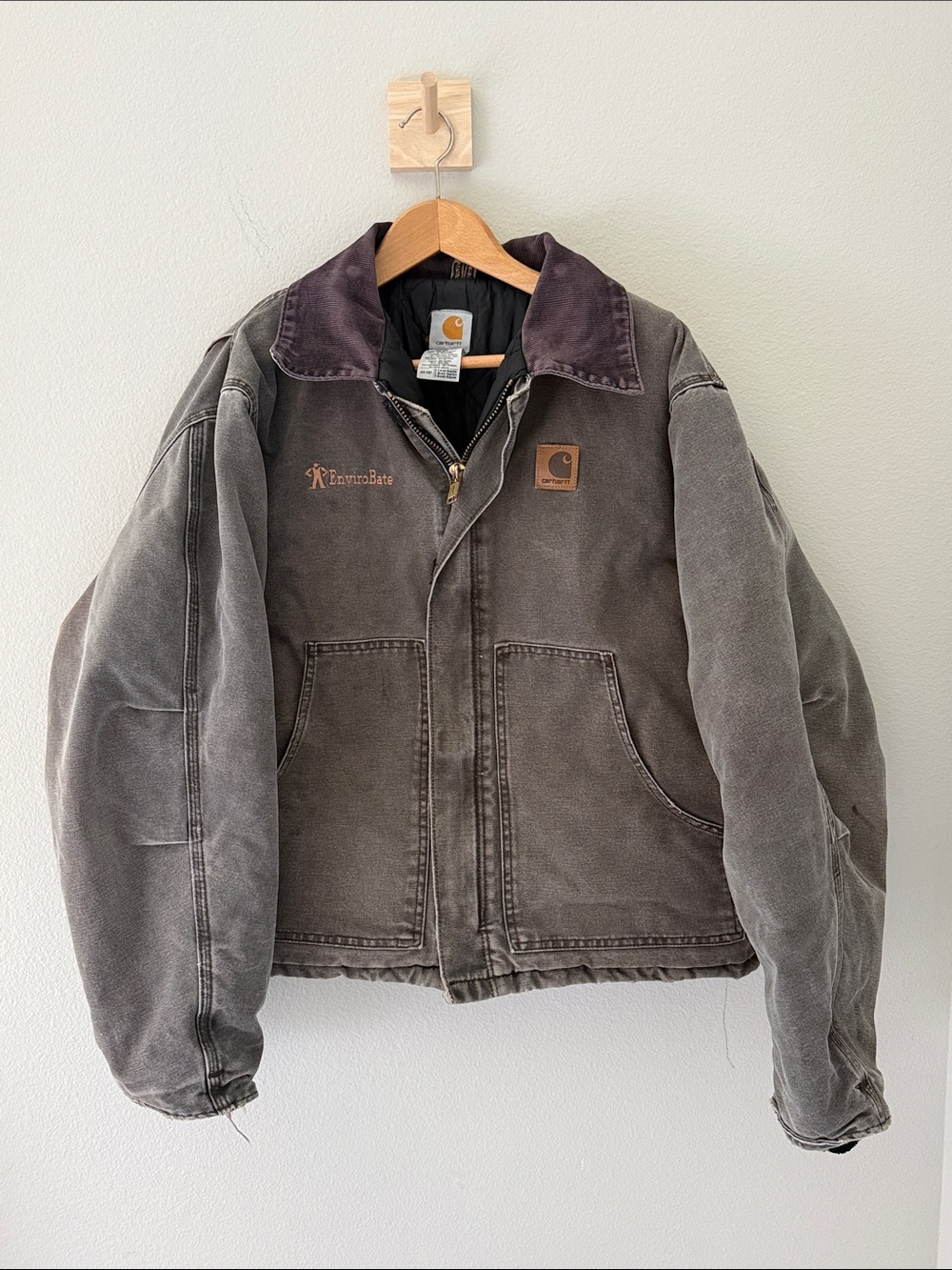 Vintage Carhartt Sandstone Duck Arctic Grade Traditional Jacket Size XL